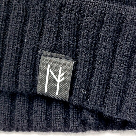 Neve Women's Nordic Wool Blend Full-Zip Sweater Jacket L Black Red Gray Pattern - Picture 13 of 16